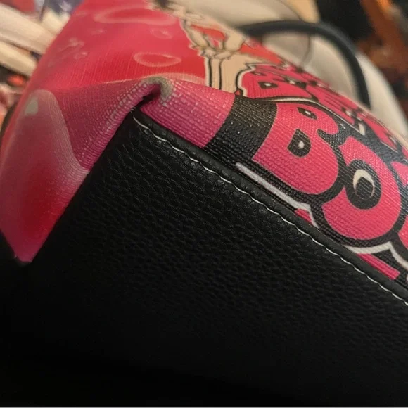 Betty Boop Pink Vintage Hand Bag - Picture 8 of 8